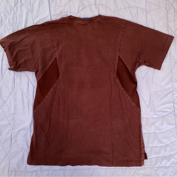 Adidas Burgundy Graphic T-Shirt - Picture 2 of 2